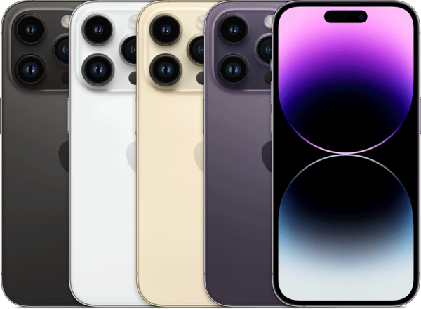 iPhone 14 Pro Max en sus colores disponibles