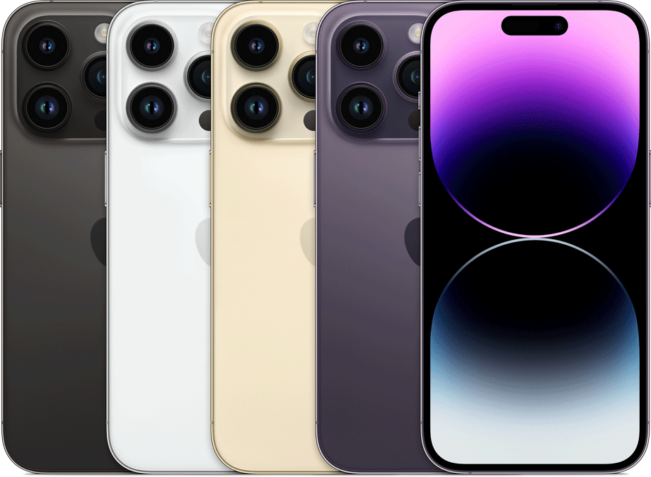 iPhone 14 Pro Max en los colores disponibles