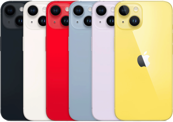 iPhone 14 — colores disponibles